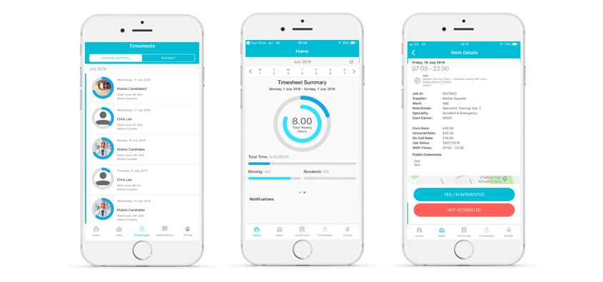 managed services application screenshots